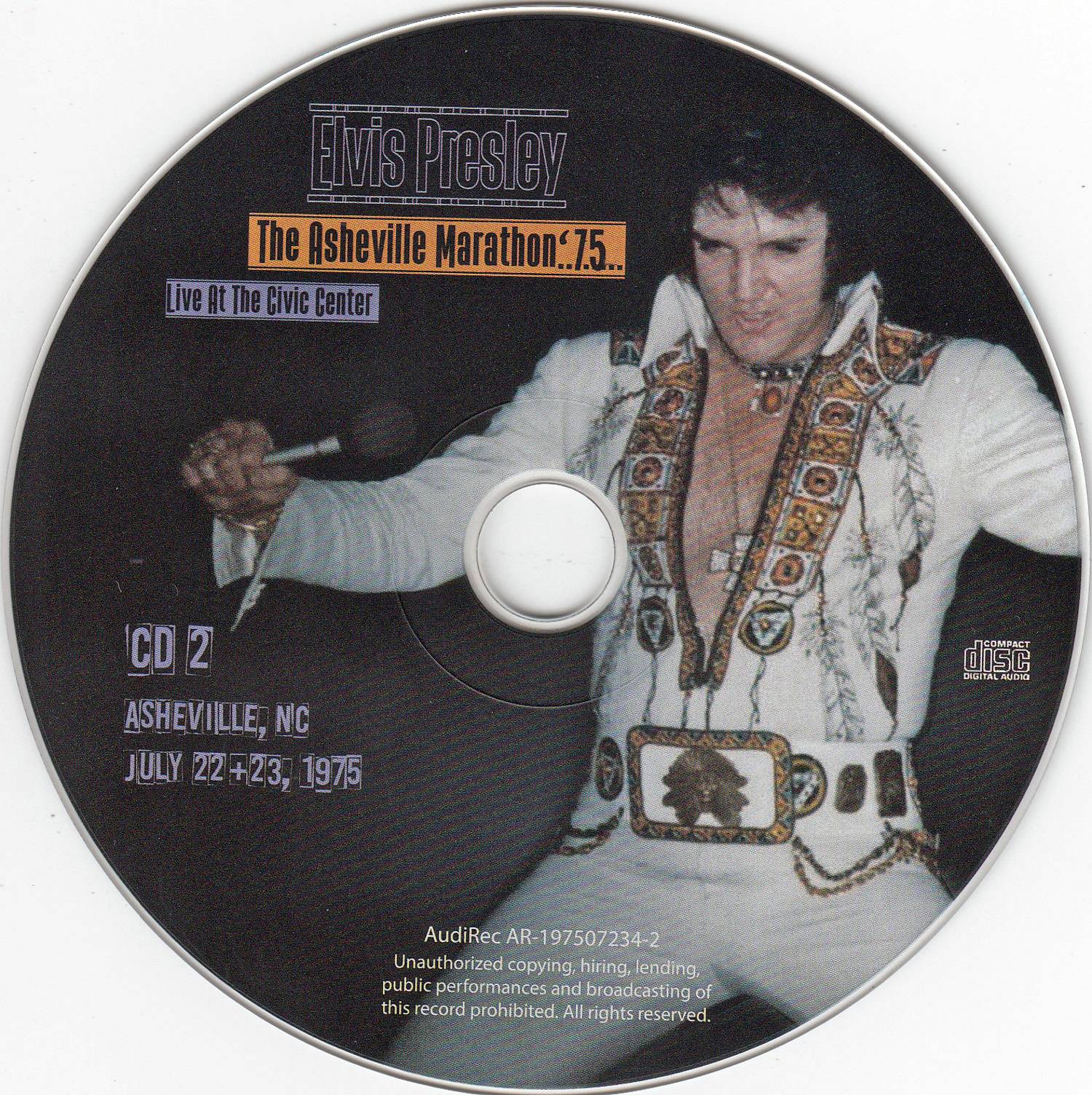 Elvis Presley The Asheville Marathon 75 : CD2